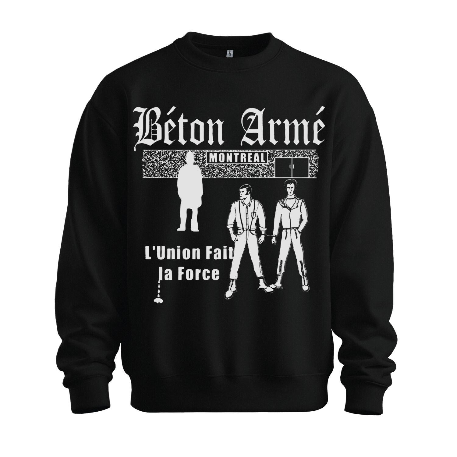 Béton Armé band Montréal Union Sweatshirt official merch store