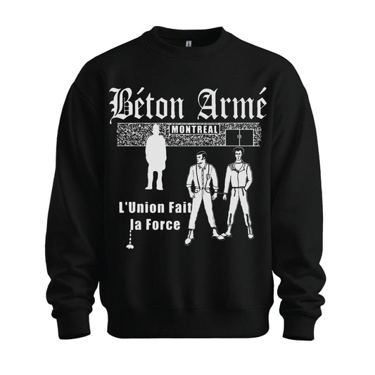 Béton Armé band Montréal Union Sweatshirt official merch store