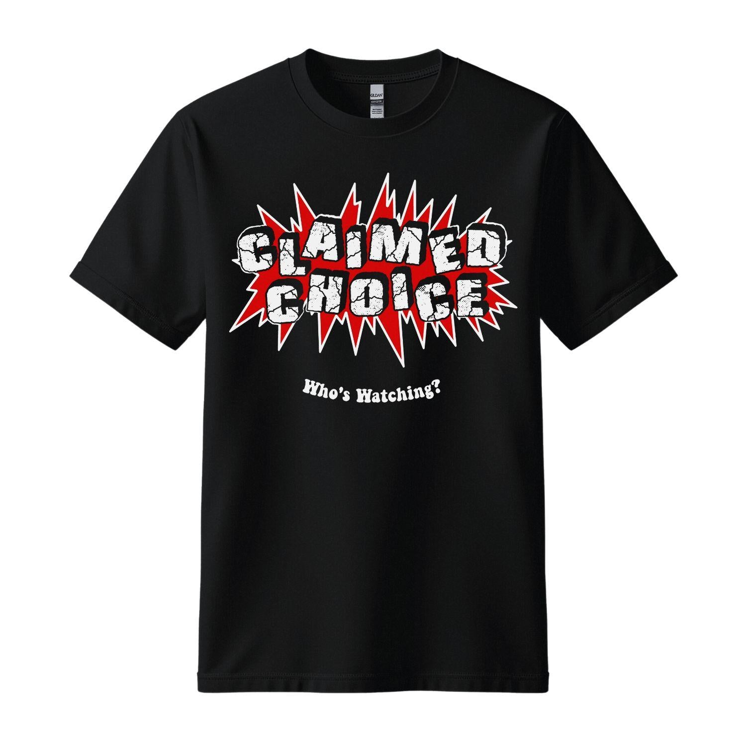 claimed choice t-shirt bish bash bosh