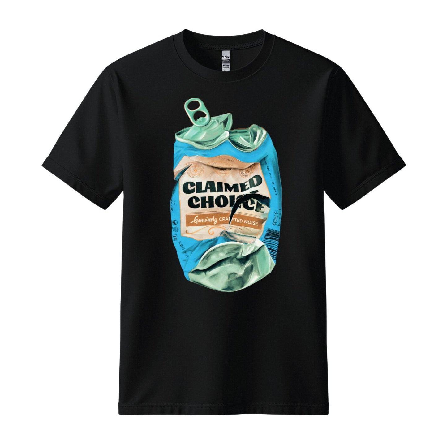 claimed choice t-shirt can black