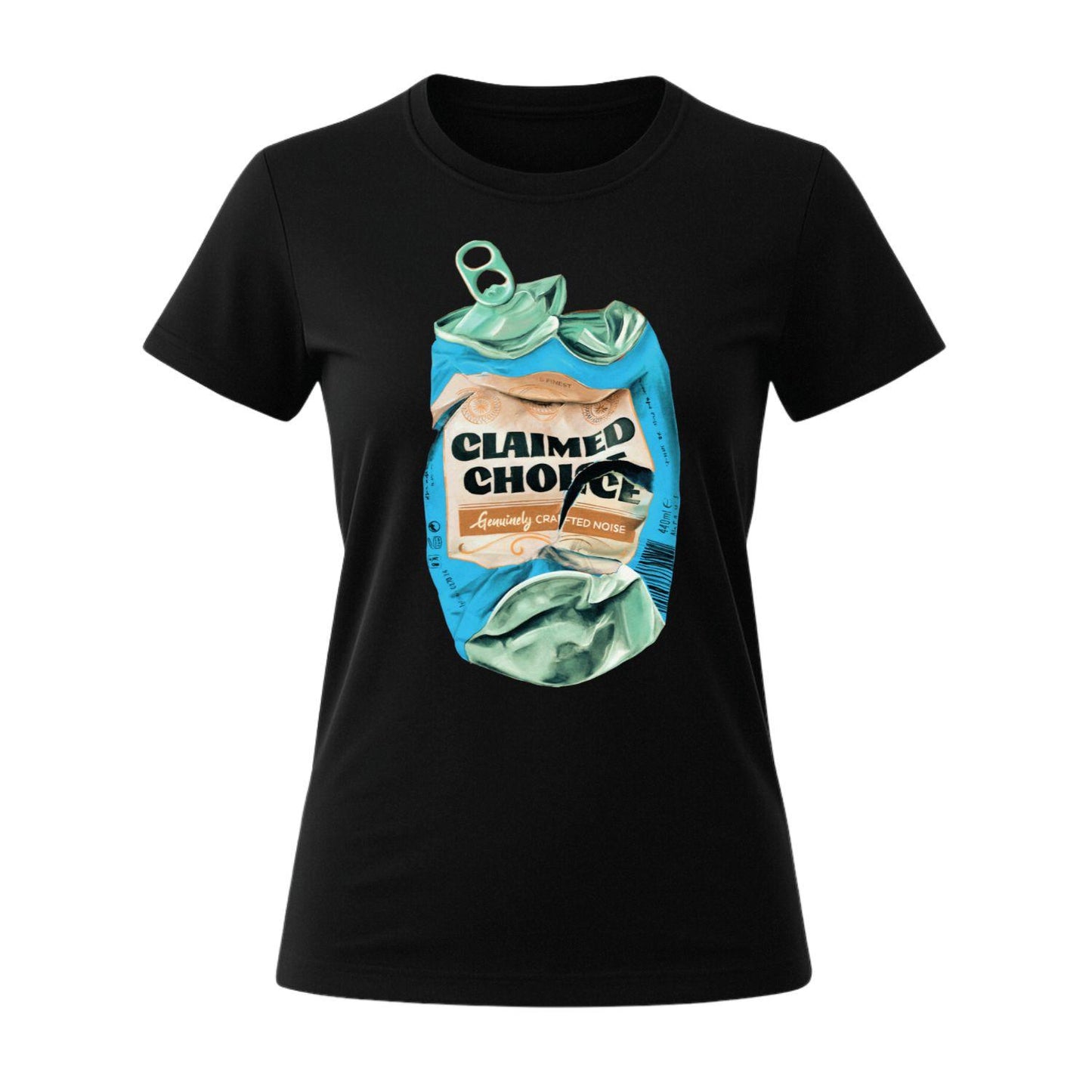 claimed choice women t-shirt black can