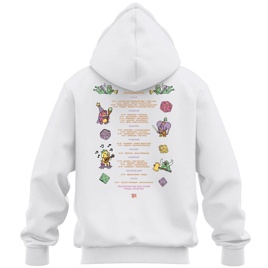 cool sorcery hoodie euro tour white