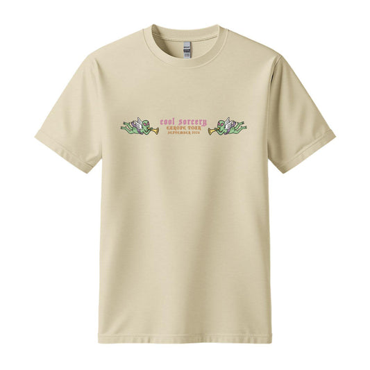cool sorcery t-shirt euro tour beige