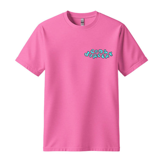cool sorcery pink t-shirt magic frog 