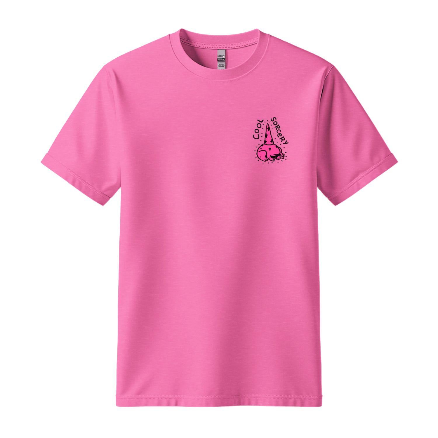 cool sorcery pink t-shirt pink frog