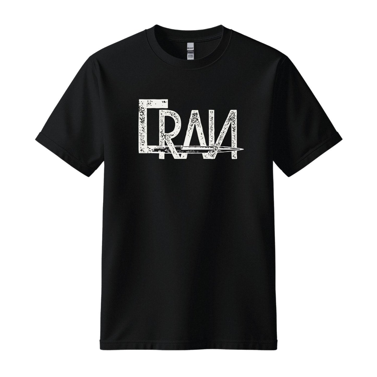 cran black t-shirt knife