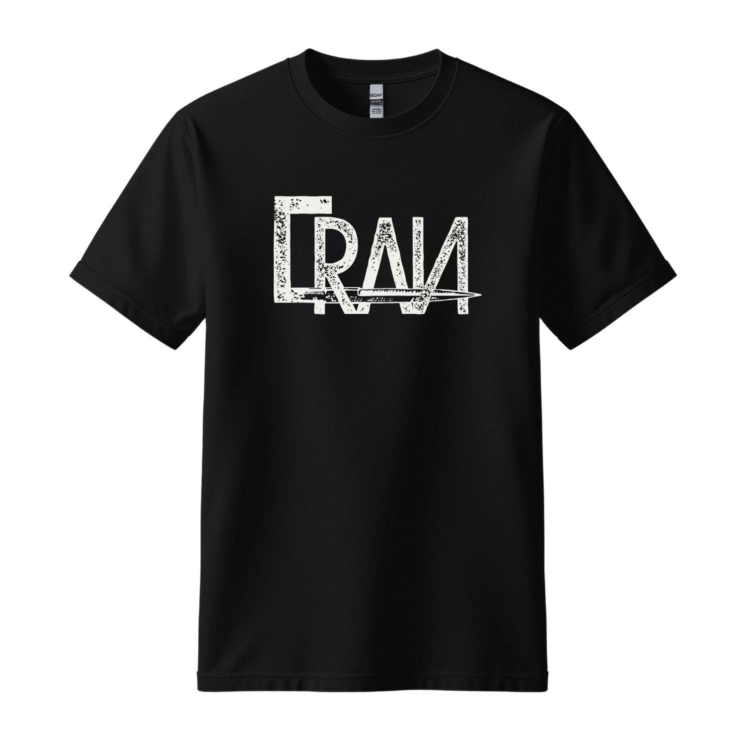 cran black t-shirt knife