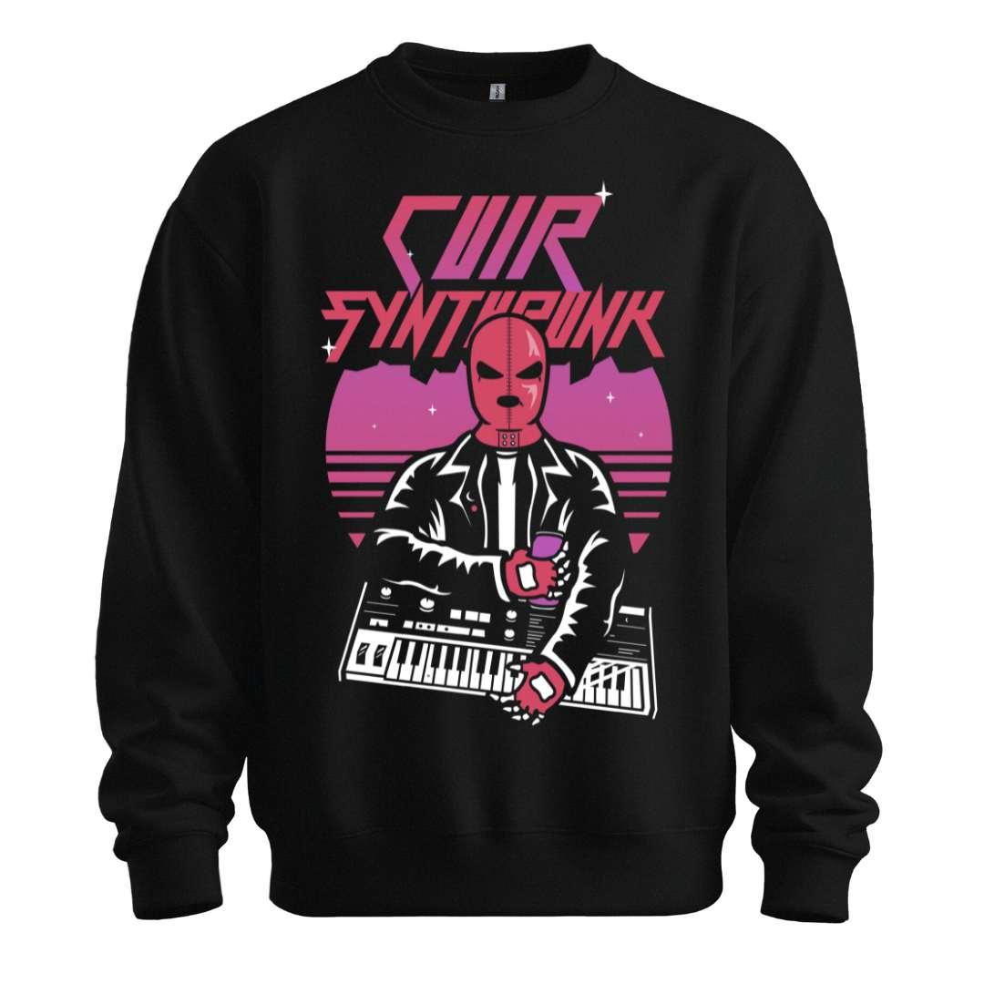 cuir synth punk sweatshirt