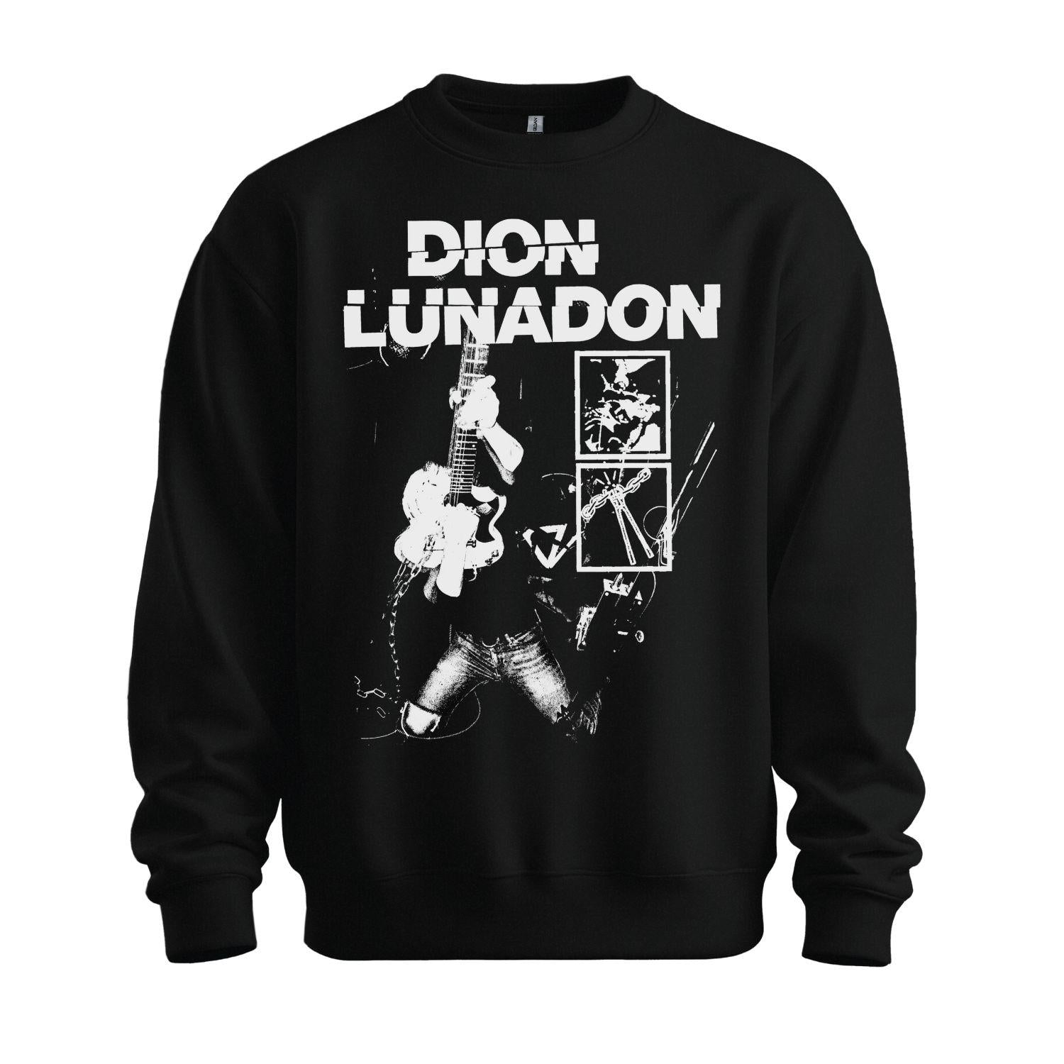 dion lunadon black sweatshirt at the altar
