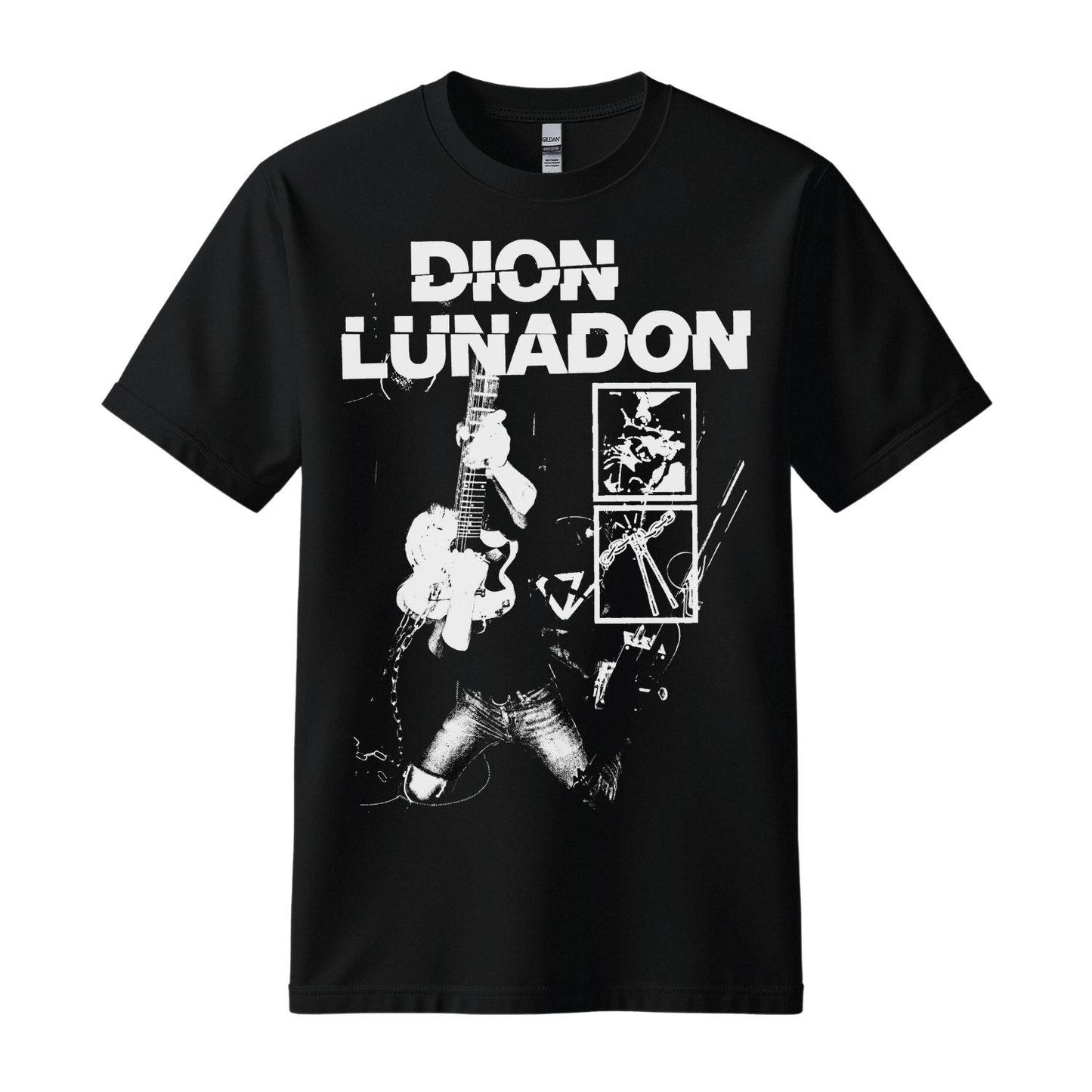 dion lunadon black t-shirt at the altar