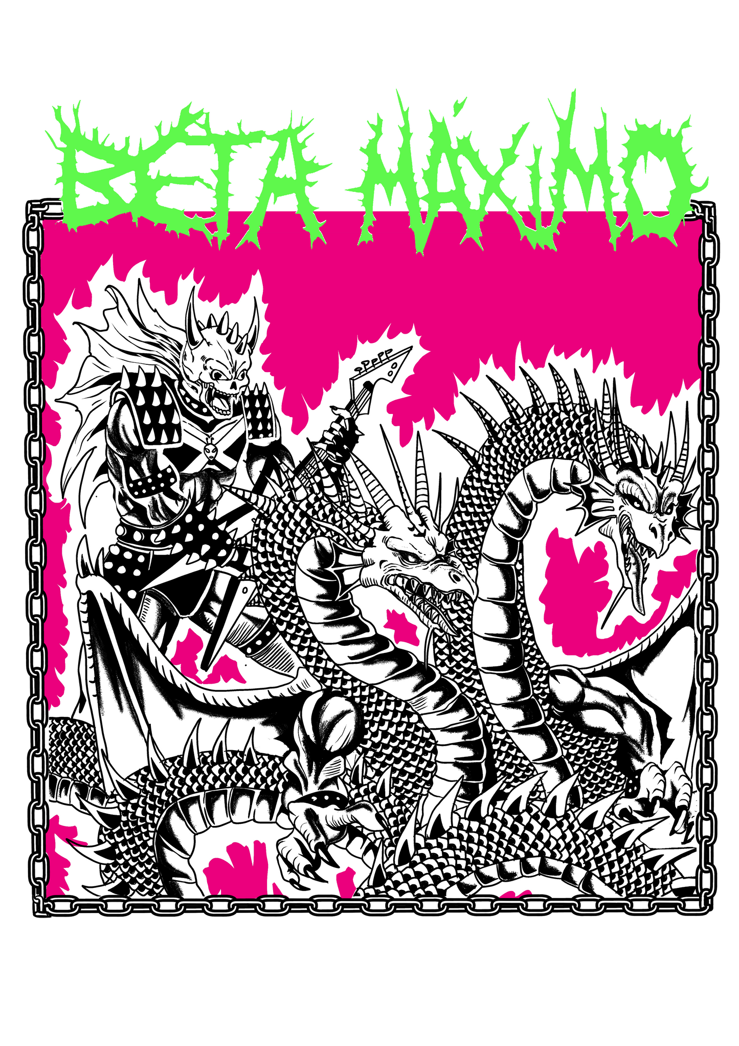 Beta Máximo - Dragones T-Shirt White