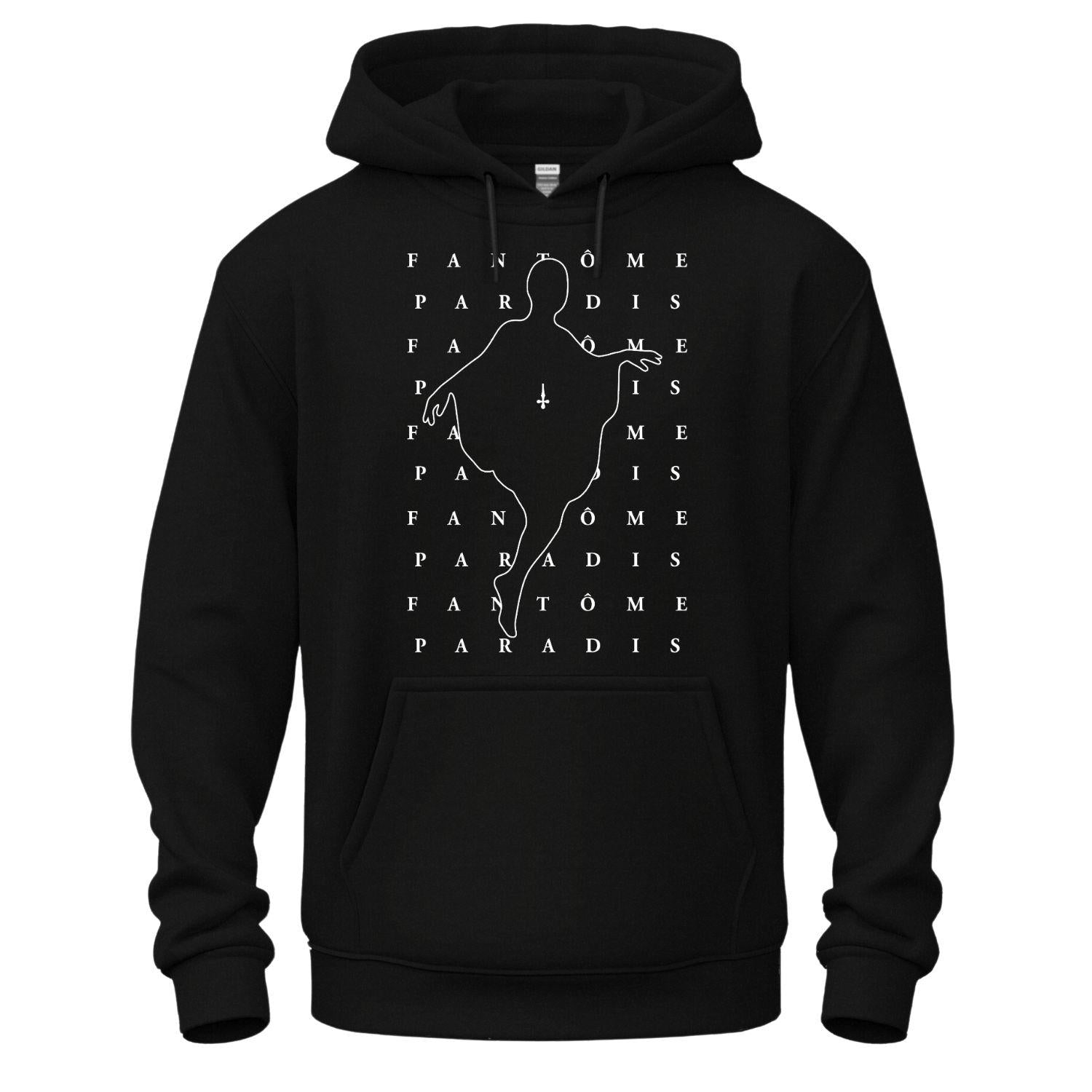 fantome paradis black hoodie ghost