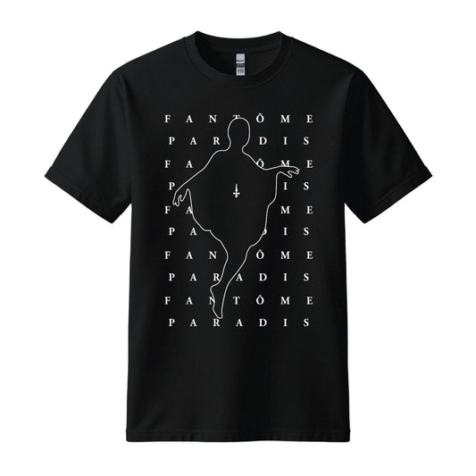 fantome paradis black t-shirt ghost design