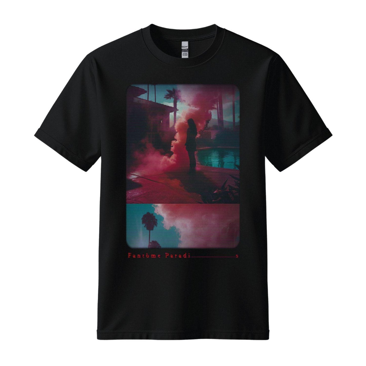 fantome paradis t-shirt palm tree