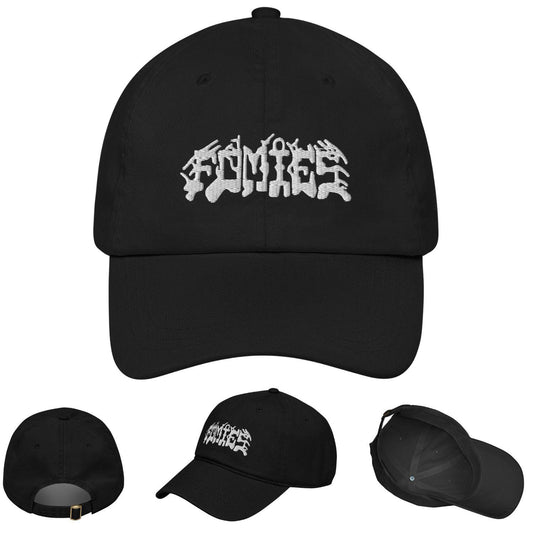Fomies black embroidered cap