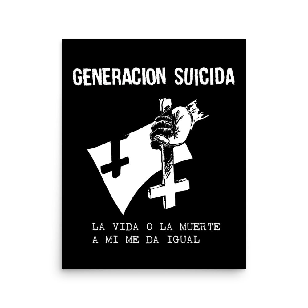 generacion suicida la vida o la muerte poster