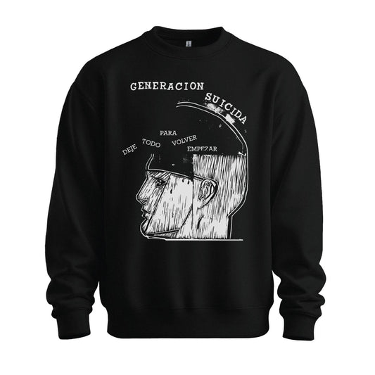 generacion suicida black sweatshirt hombre nuevo