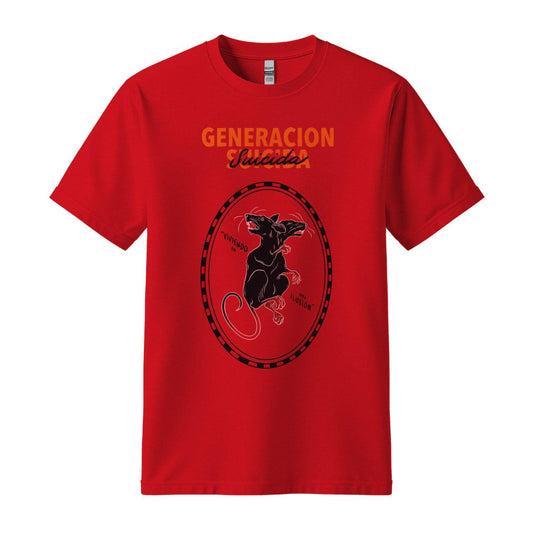 generacion suicida t-shirt red illusion