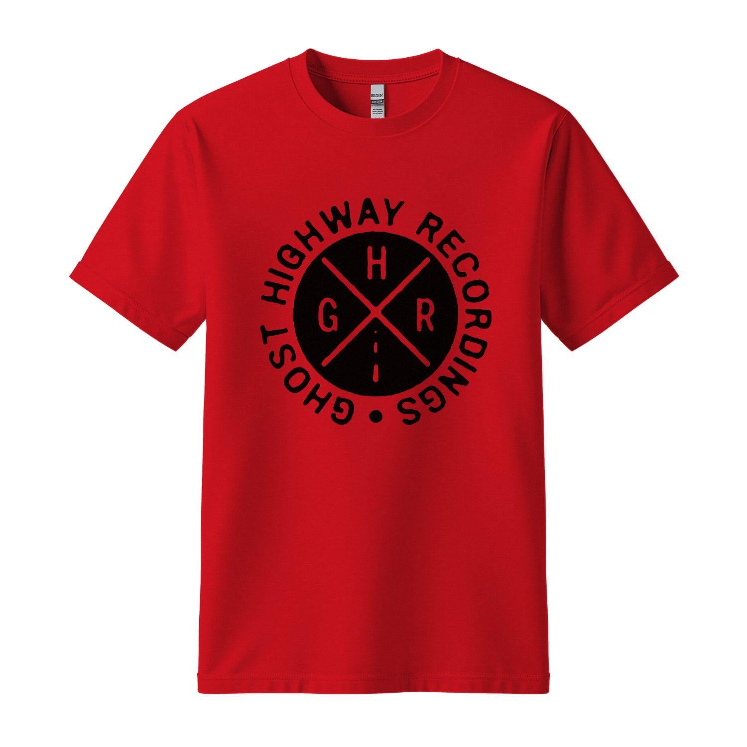 ghost highway recordings red t-shirt