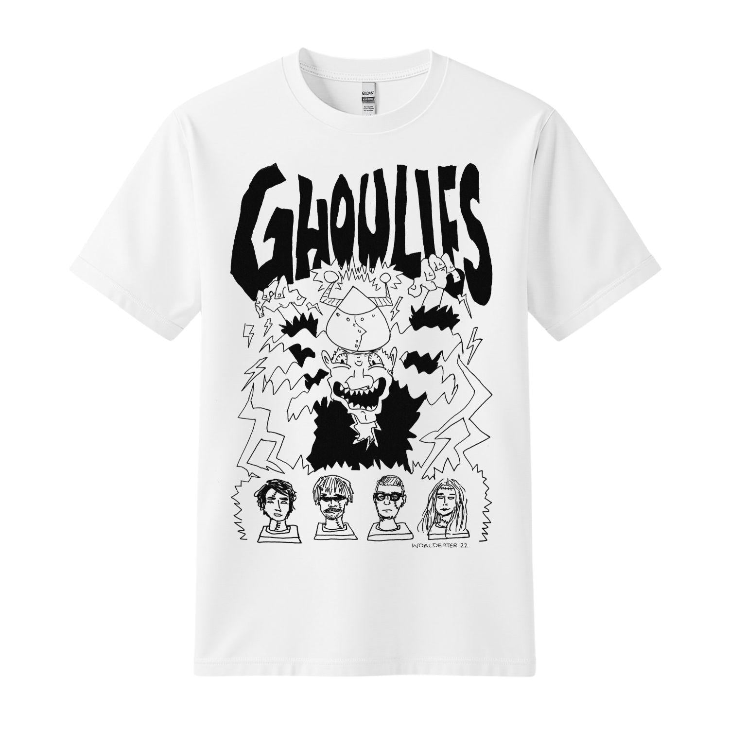 ghoulies white t-shirt halloween
