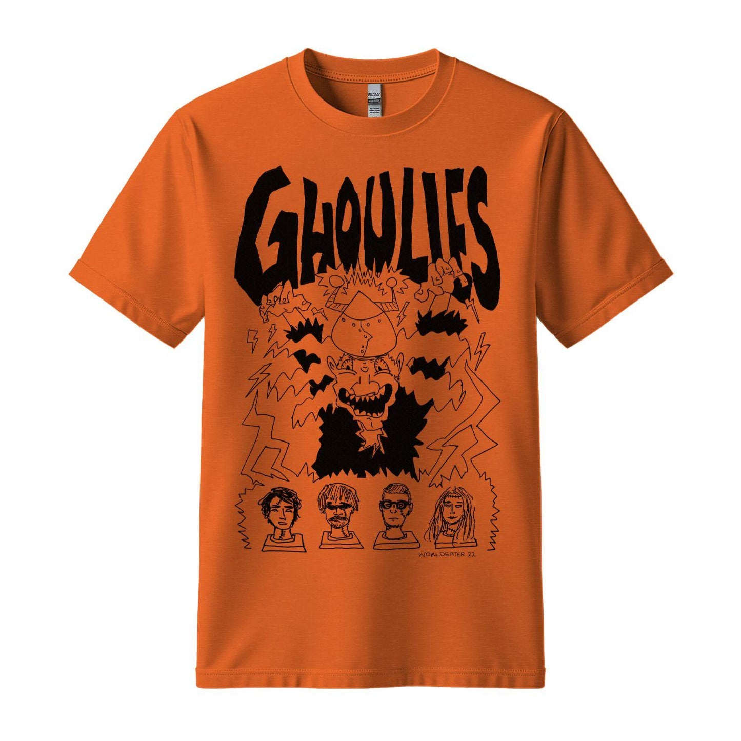 ghoulies t-shirt halloween orange