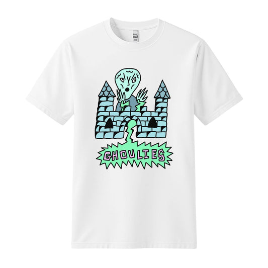 ghoulies white alien t-shirt