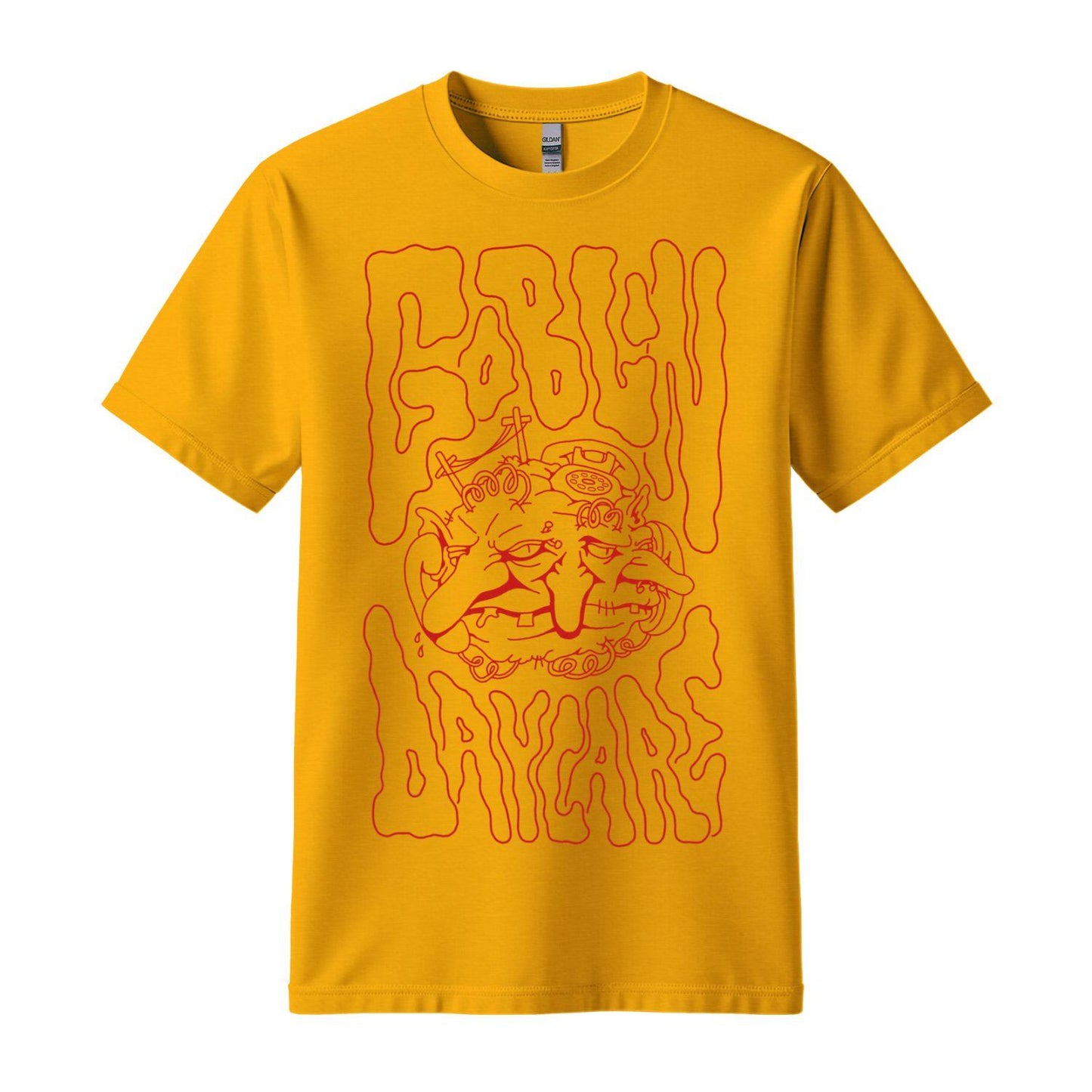 goblin daycare t-shirt yellow 