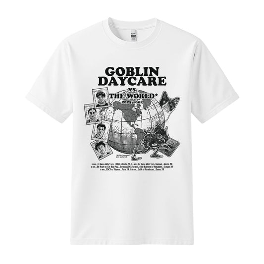 goblin daycare euro tour white t-shirt le guess who festival