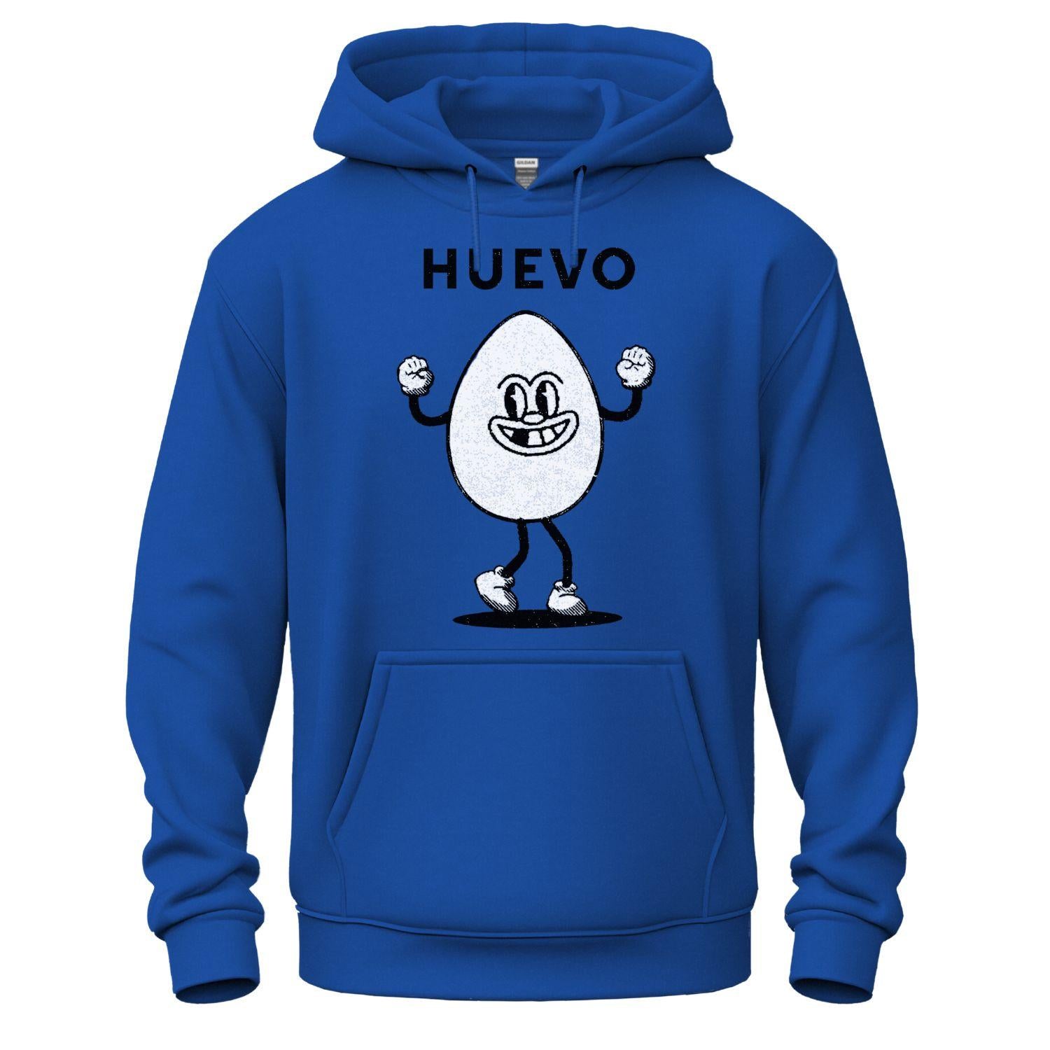 huevo hoodie blue