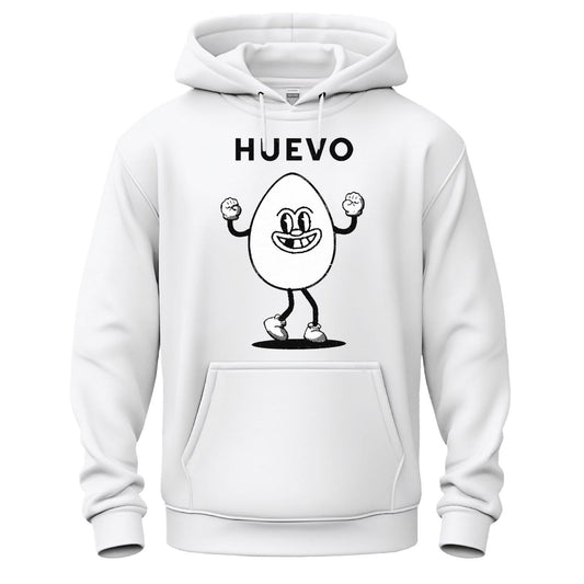 huevo hoodie white
