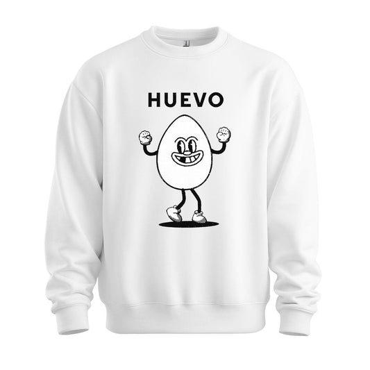 huevo white sweatshirt