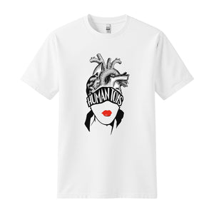 human toys white t-shirt