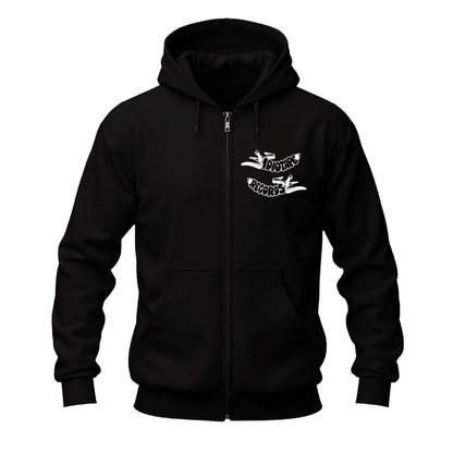 idiotape records monkey zip hoodie