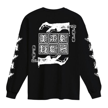 Itches fly long sleeve shirt black
