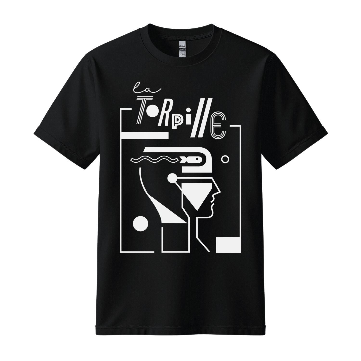 la torpille black t-shirt bar lyon france