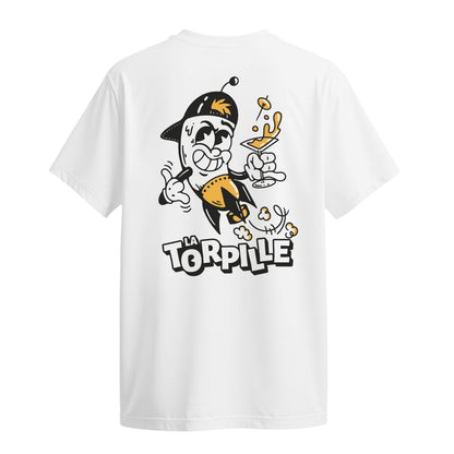 la torpille bar lyon france white t-shirt rocket