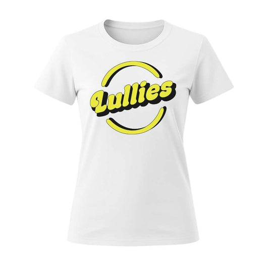 les lullies women's t-shirt logo yellow