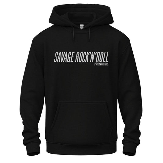 lipstick vibrators black hoodie savage rock'n roll 