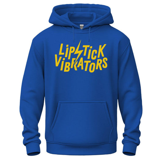 lipstick vibrators blue hoodie