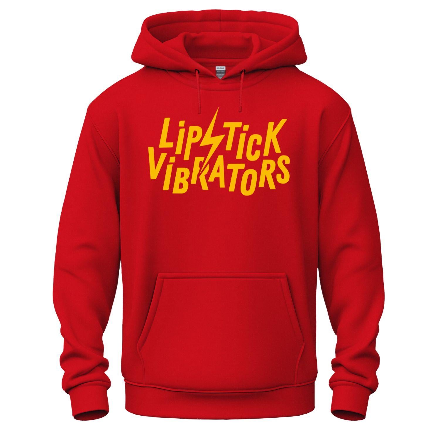 lipstick vibrators red hoodie