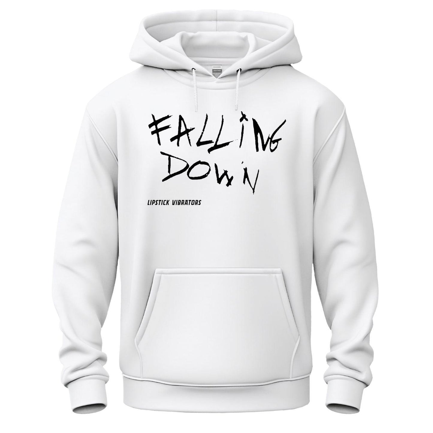 lipstick vibrators white hoodie