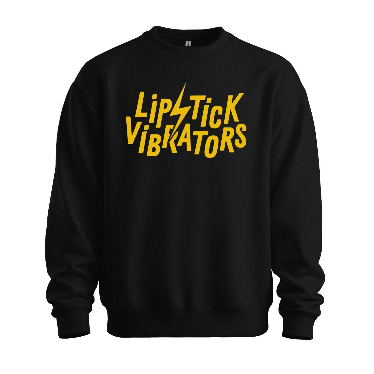 lipstick vibrators sweatshirt black