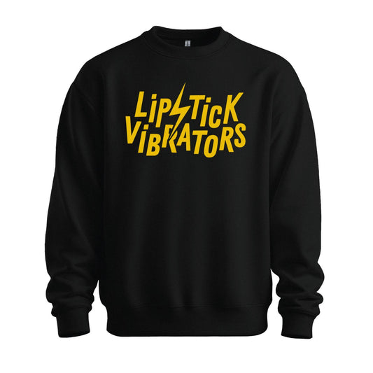 lipstick vibrators sweatshirt black