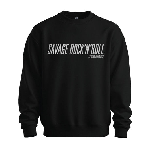 lipstick vibrators sweatshirt black savage rock n roll