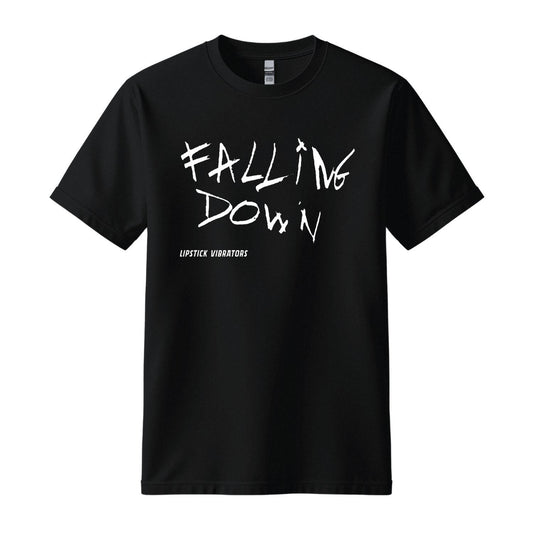 lipstick vibrators black t-shirt falling down