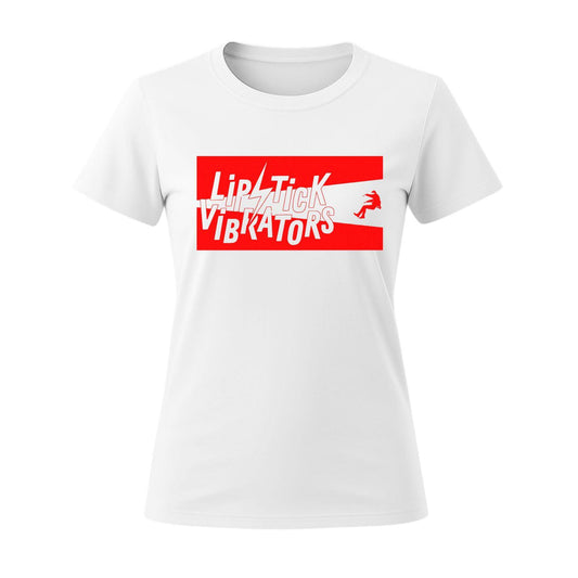 lipstick vibrators white t-shirt falling man