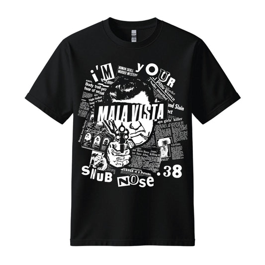 mala vista t-shirt black version snub nose