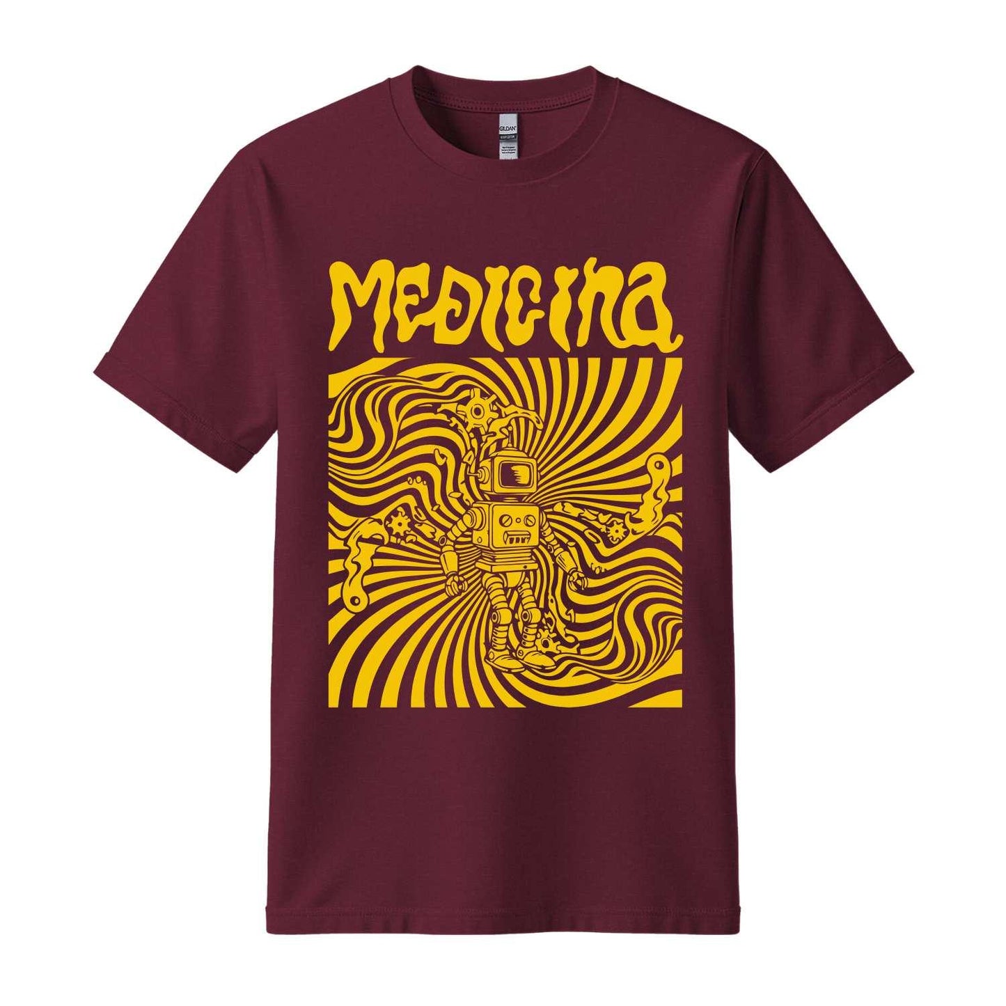 medicina maroon t-shirt