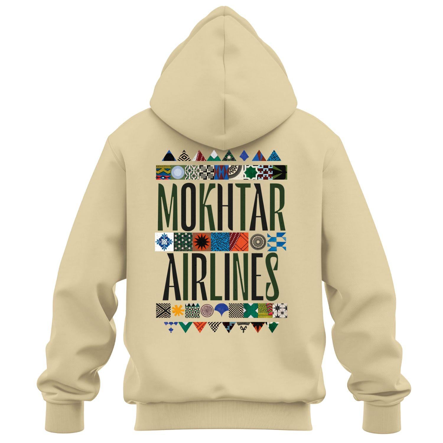 mokhtar beige hoodie