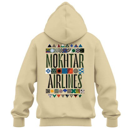 mokhtar beige hoodie
